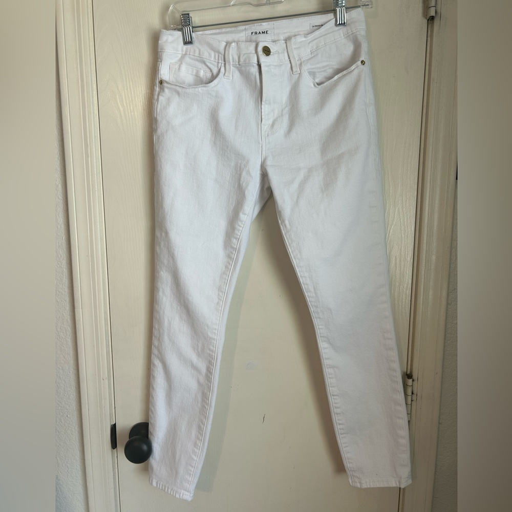 Frame Le Skinny De Jeanne Crop Jeans